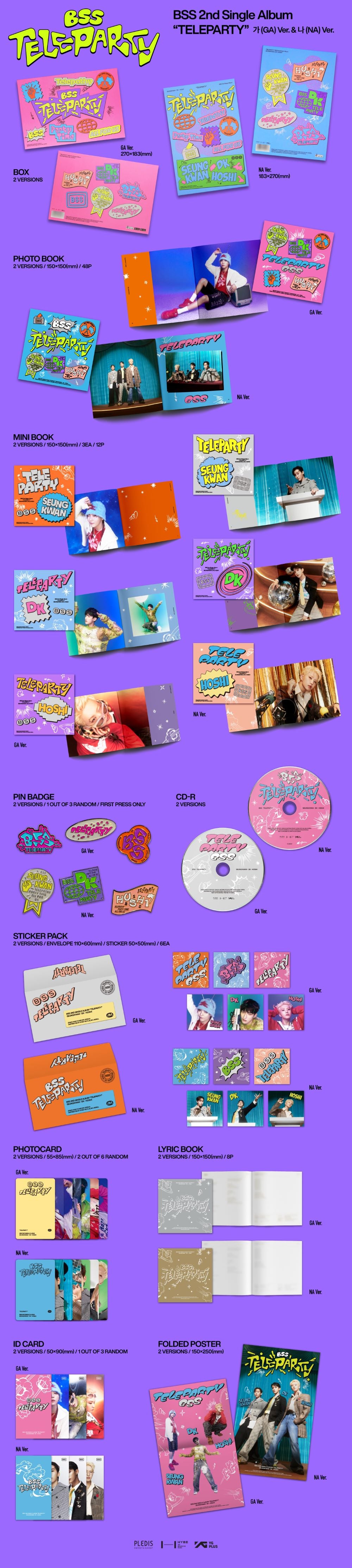 BSS - 2nd Single Album [TELEPARTY]random