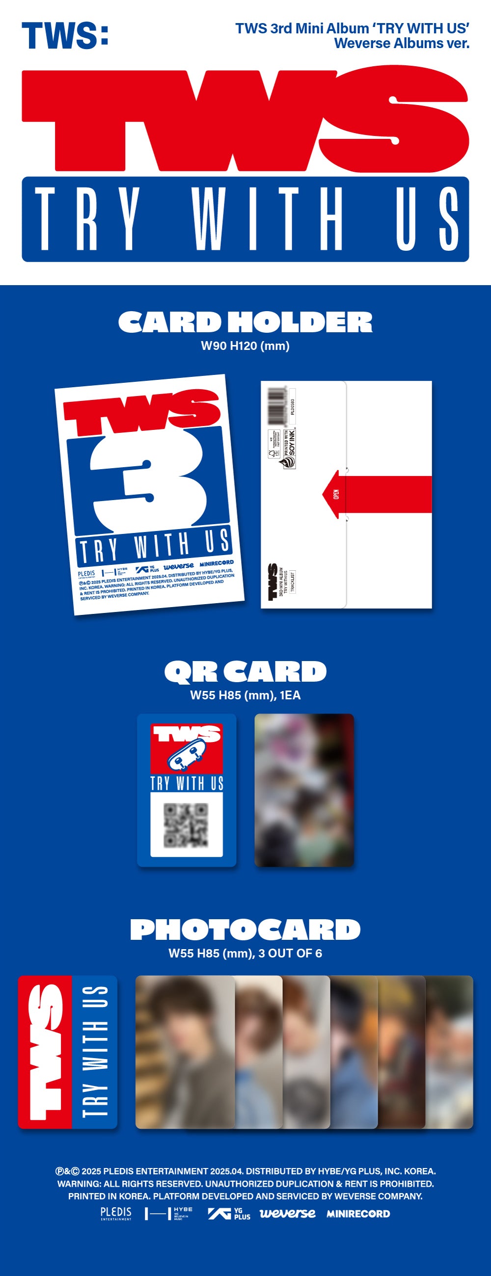 TWS - 3RD MINI ALBUM [TRY WITH US] (Weverse Albums ver.)
