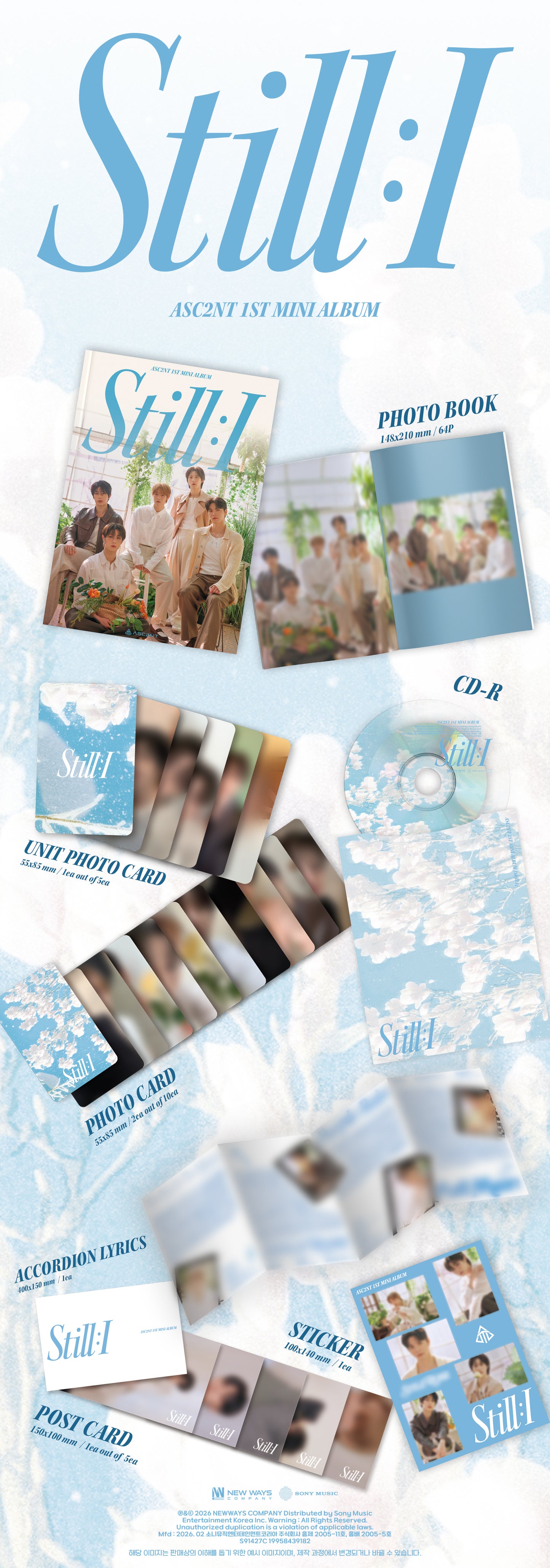 ASC2NT - 1ST MINI ALBUM [STILL : I]