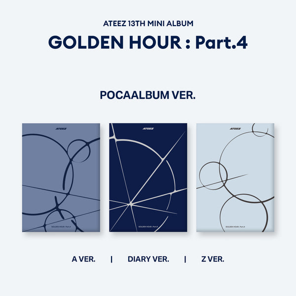 🚗ATEEZ - GOLDEN HOUR : Part.4 (POCAALBUM VER.)random