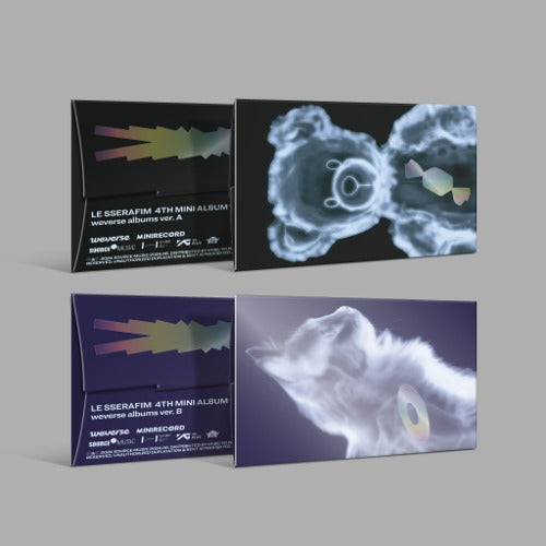 LE SSERAFIM - 4TH MINI ALBUM [CRAZY] (weverse albums ver.)random