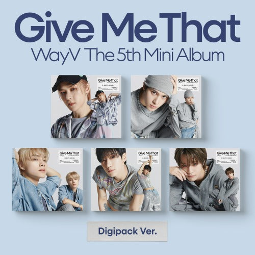 🚗WayV - 5TH MINI ALBUM [Give Me That] (Digipack Ver.)random