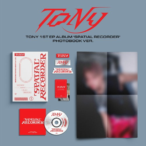 🚗TONY - 1st EP [SPATIAL RECORDER] (PHOTOBOOK VER.)