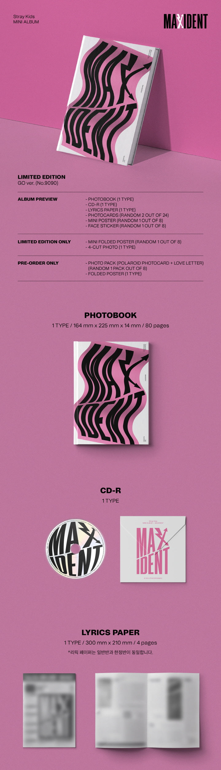 Stray Kids - [MAXIDENT] (GO ver.)