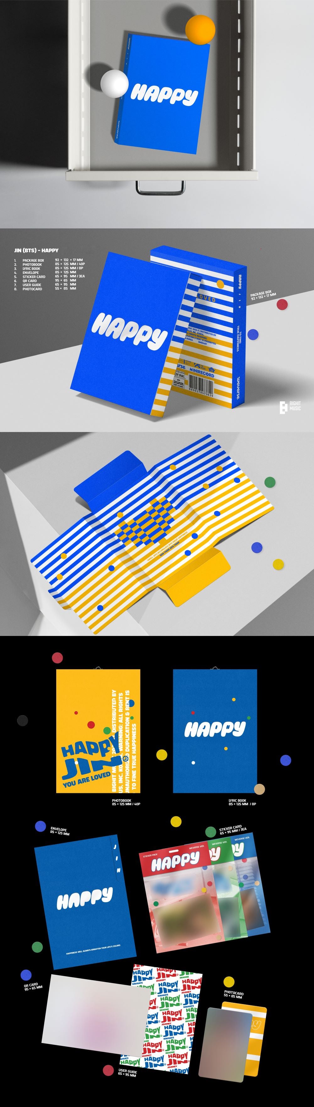 JIN - [Happy] (Weverse Albums ver.)