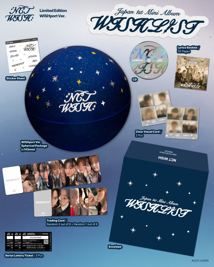 NCT WISH - Japan 1st Mini Album [WISHLIST] (WISHport ver.)