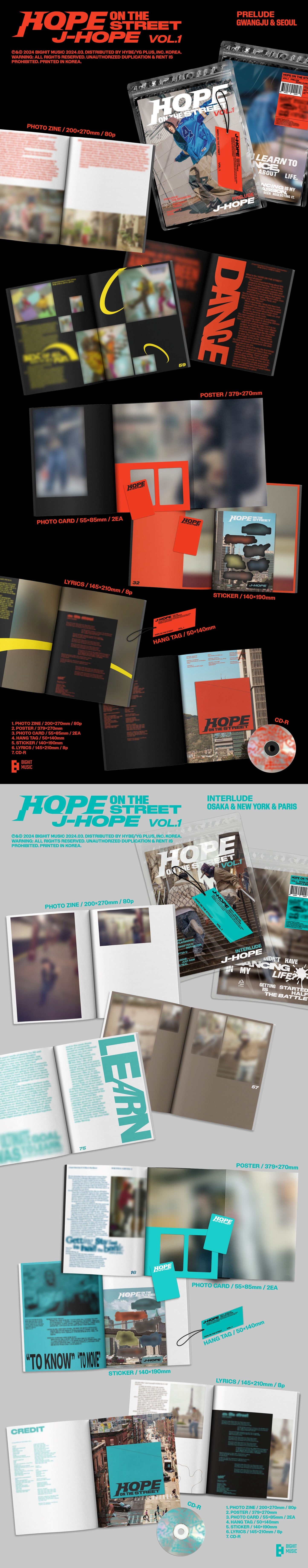 J-HOPE - [HOPE ON THE STREET VOL.1]random