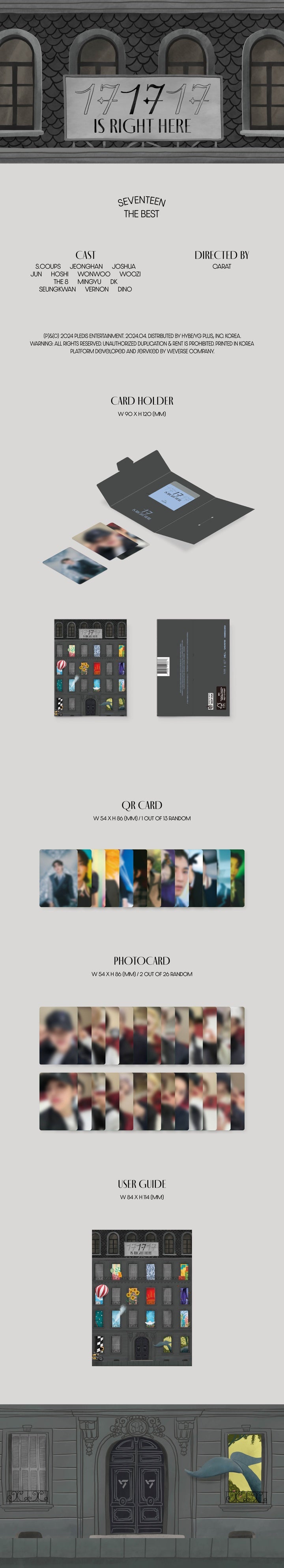 SEVENTEEN - BEST ALBUM [17 IS RIGHT HERE] (Weverse Albums ver.)