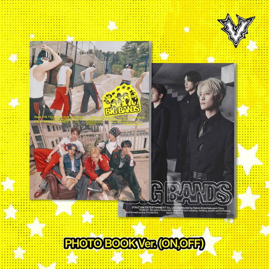 🚗WayV - 7TH MINI ALBUM [BIG BANDS] (PHOTO BOOK Ver.)random