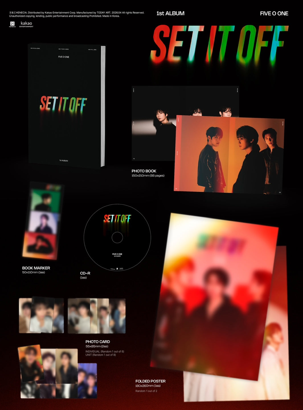 FIVE O ONE - 1ST FULL ALBUM [SET IT OFF]