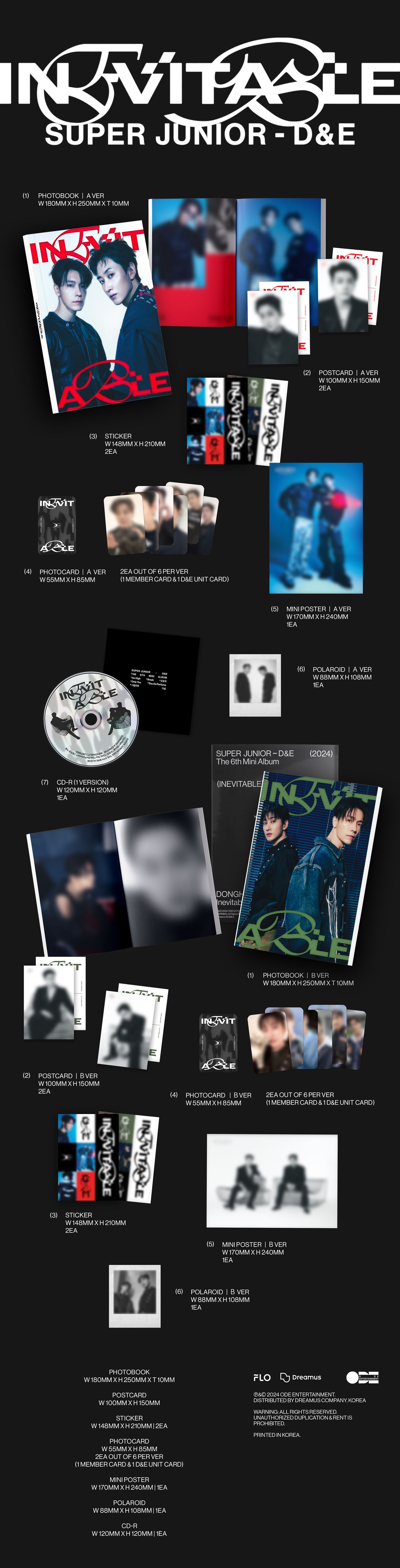 D&E(SUPER JUNIOR) - 6TH MINI ALBUM [INEVITABLE]random