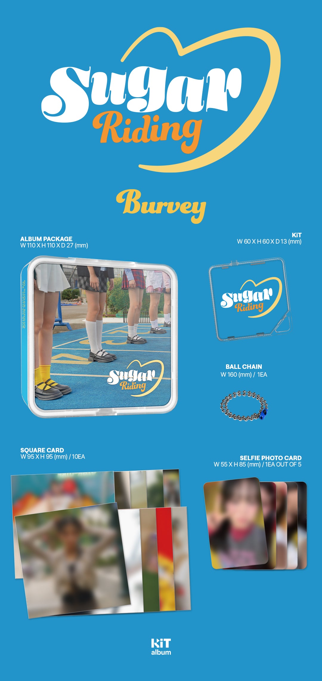 Burvey - 2nd Single Sugar Riding [KiT Ver.]