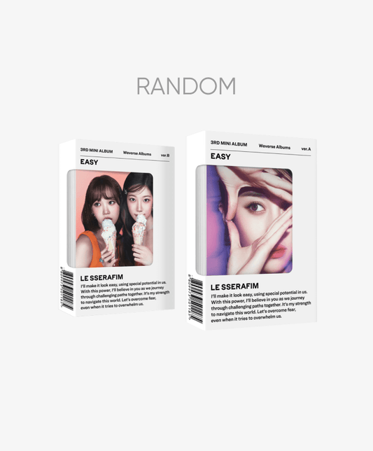 LE SSERAFIM - 3RD MINI ALBUM [EASY] (Weverse Albums ver.)random