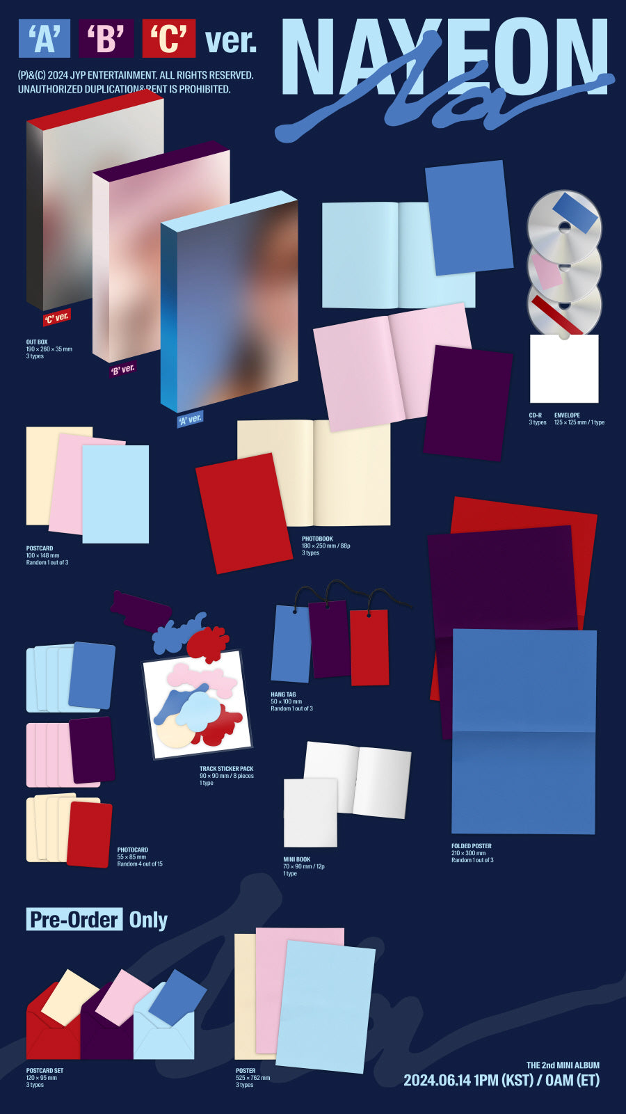 NAYEON(TWICE) - 2ND MINI ALBUM [NA]random