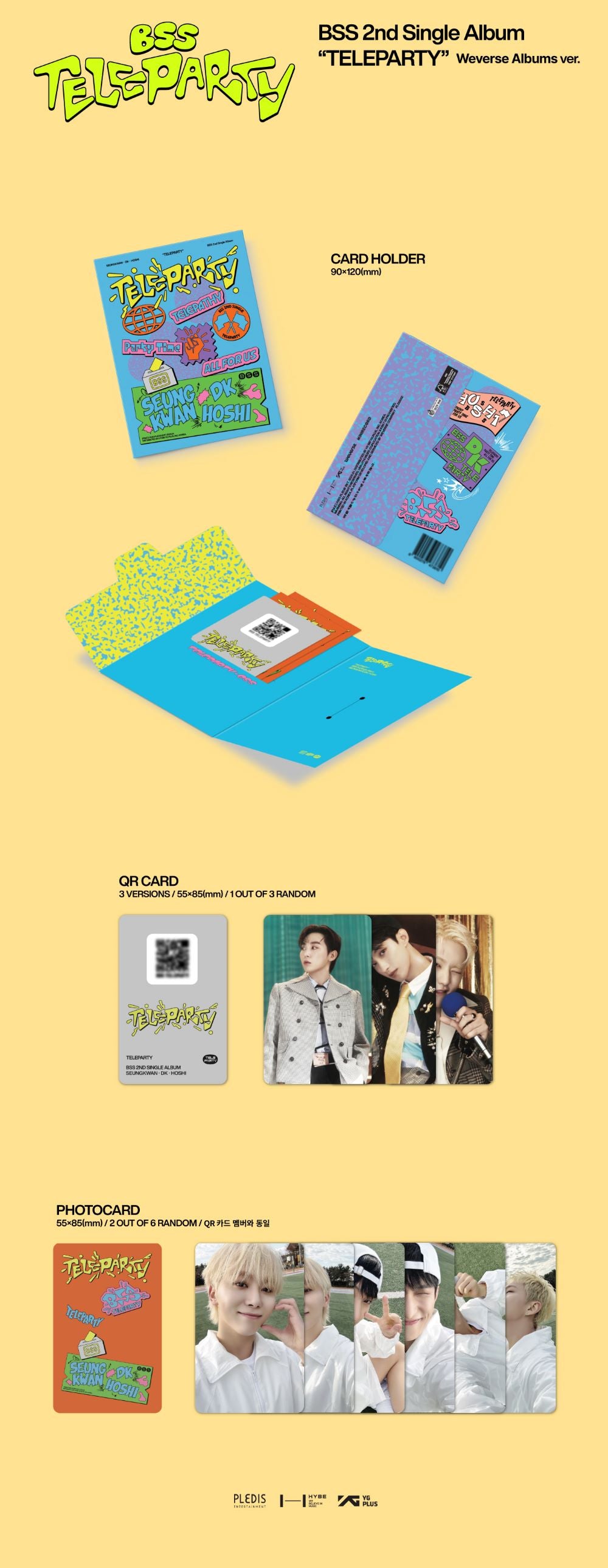 BSS - 2nd Single Album [TELEPARTY]( Weverse Albums ver.)