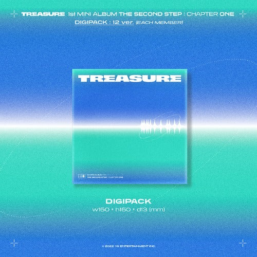 🚗TREASURE - 1ST MINI ALBUM [THE SECOND STEP : CHAPTER ONE] (DIGIPACK ver.)random