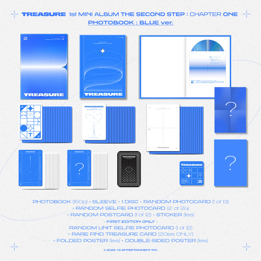 TREASURE - 1ST MINI ALBUM [THE SECOND STEP : CHAPTER ONE] (PHOTOBOOK ver.)random