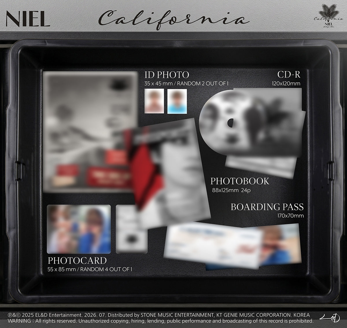 ⏰NIEL - 4th Single Album [California]