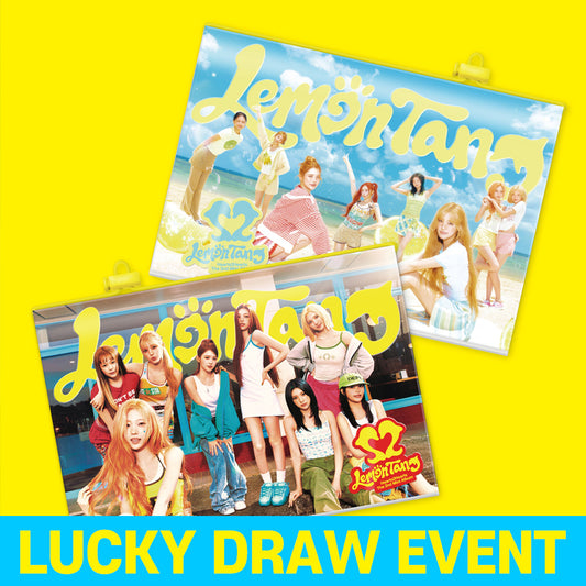 ⏰[LUCKY DRAW EVENT2.0] Hearts2Hearts - 2ND MINI ALBUM [Lemon Tang] (Photobook Ver.)random