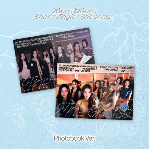 Hearts2Hearts - 1ST SINGLE ALBUM [The Chase] (Photobook Ver.)random