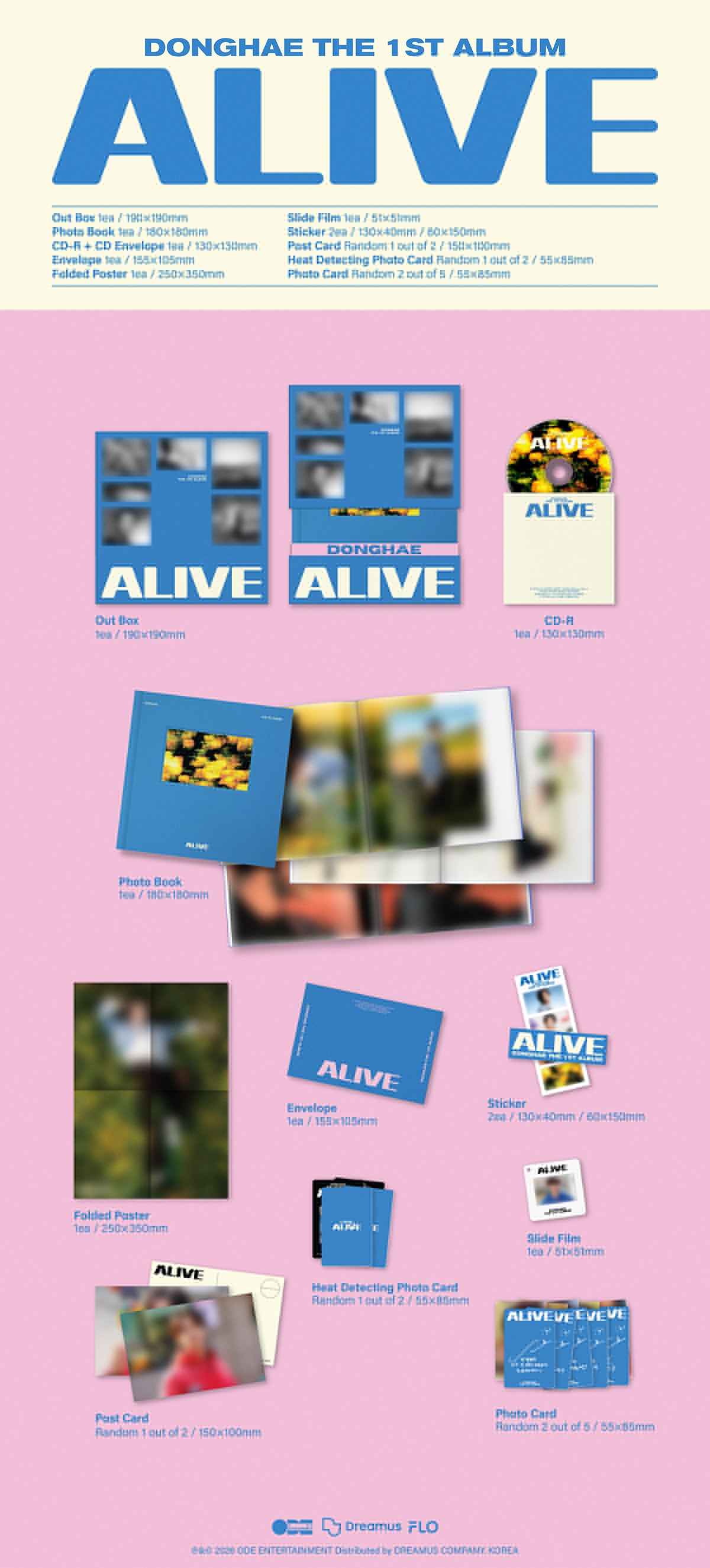 DONGHAE - 1ST FULL ALBUM [ALIVE](Photobook ver.)