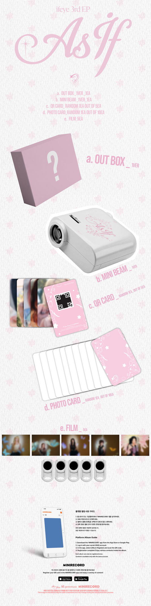 ⏰ifeye - 3rd EP [As if] (minibeam ver)