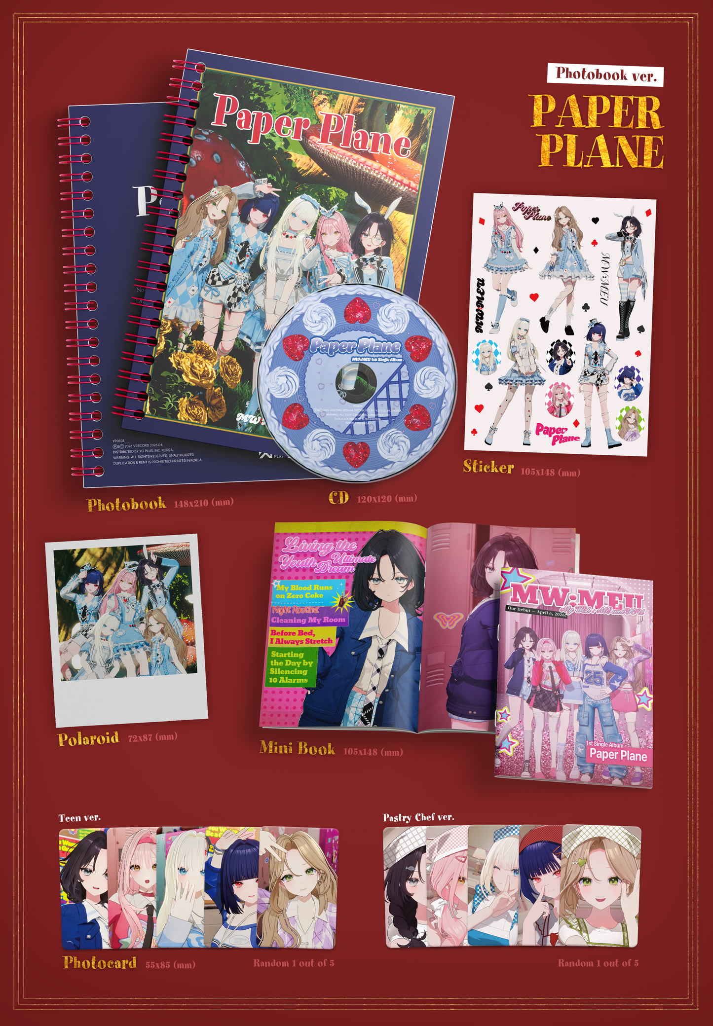 MW:MEU - [Paper Plane] (Photobook Ver.)