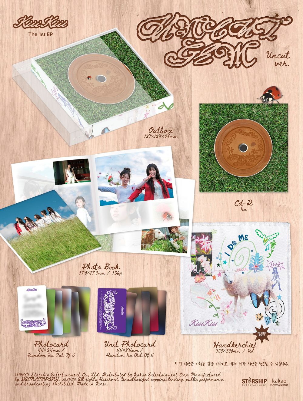 KiiiKiii - 1ST EP [UNCUT GEM] (UNCUT ver.)