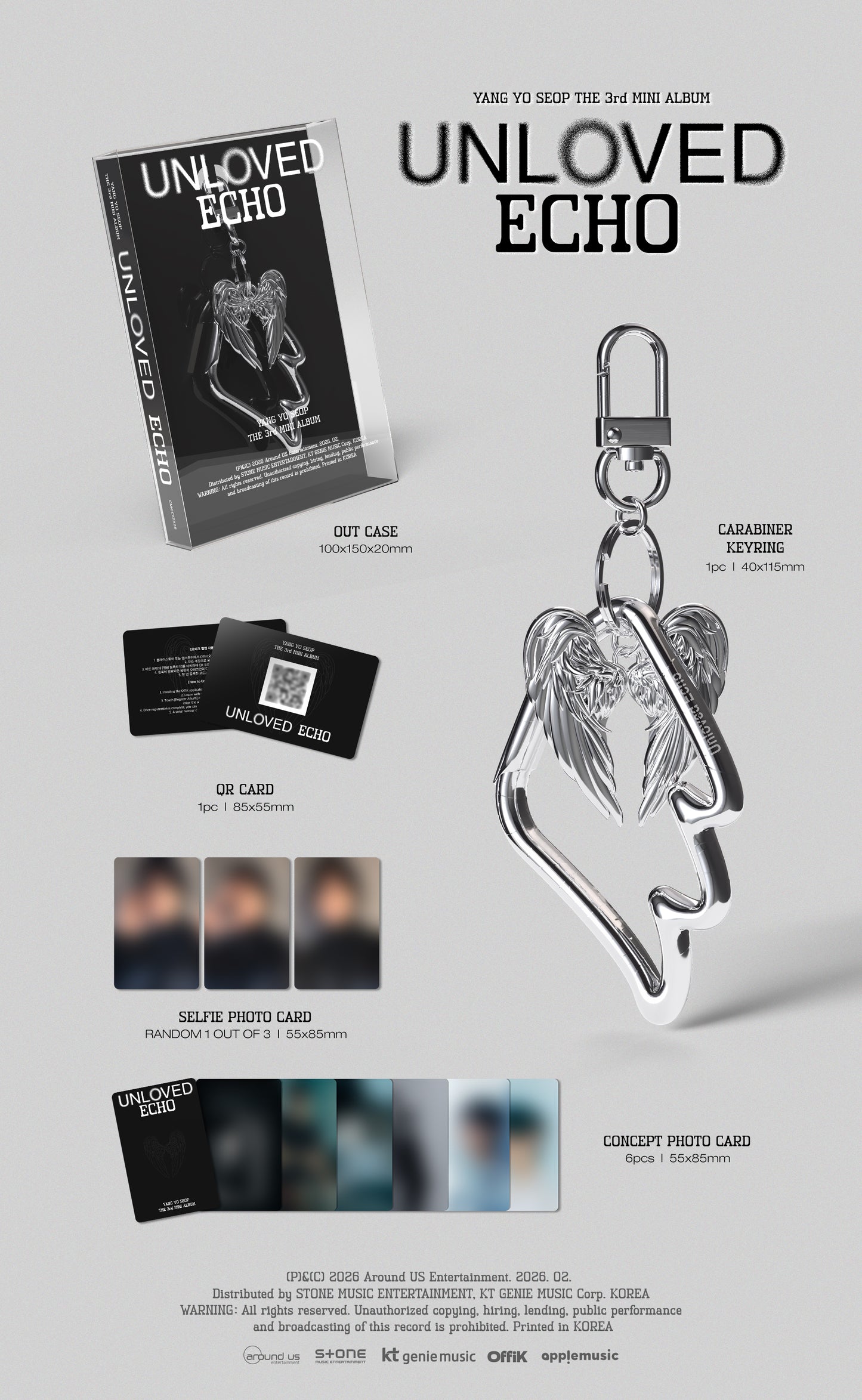 YANG YOSEOP - 3RD MINI ALBUM[Unloved Echo](Platform ver.)