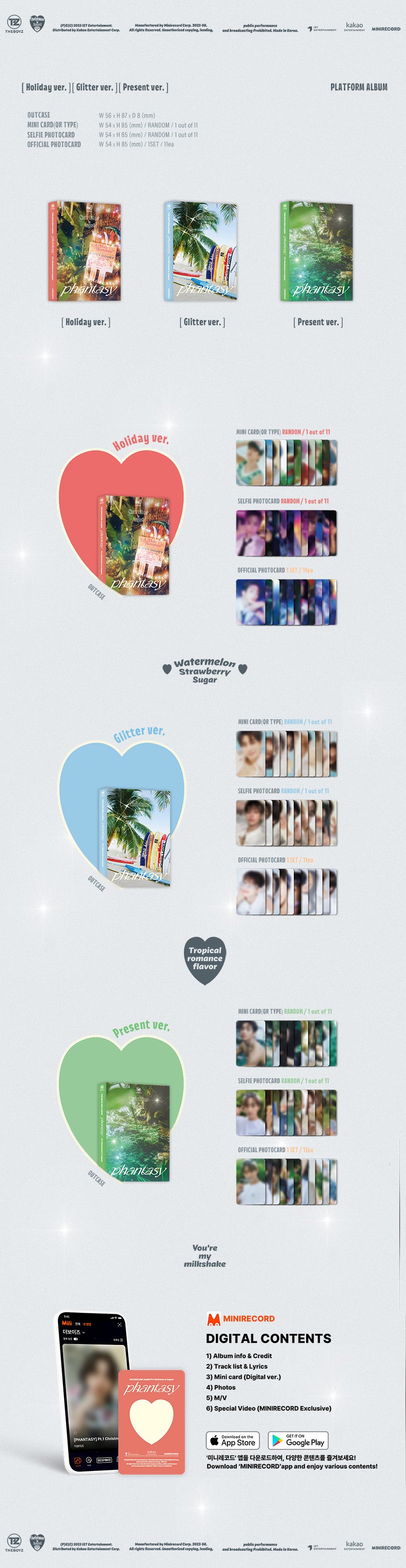 THE BOYZ - Part.1 [PHANTASY_Christmas in August](PLATFORM ver.) random