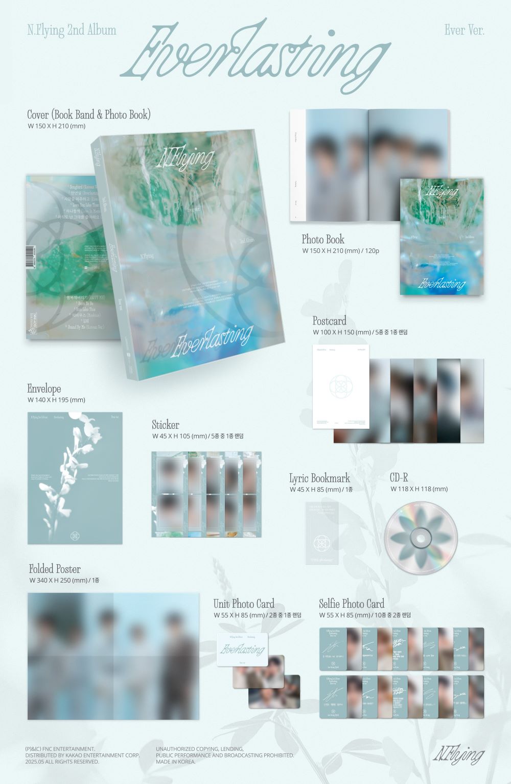 🚗N.Flying - 2ND ALBUM [Everlasting]random