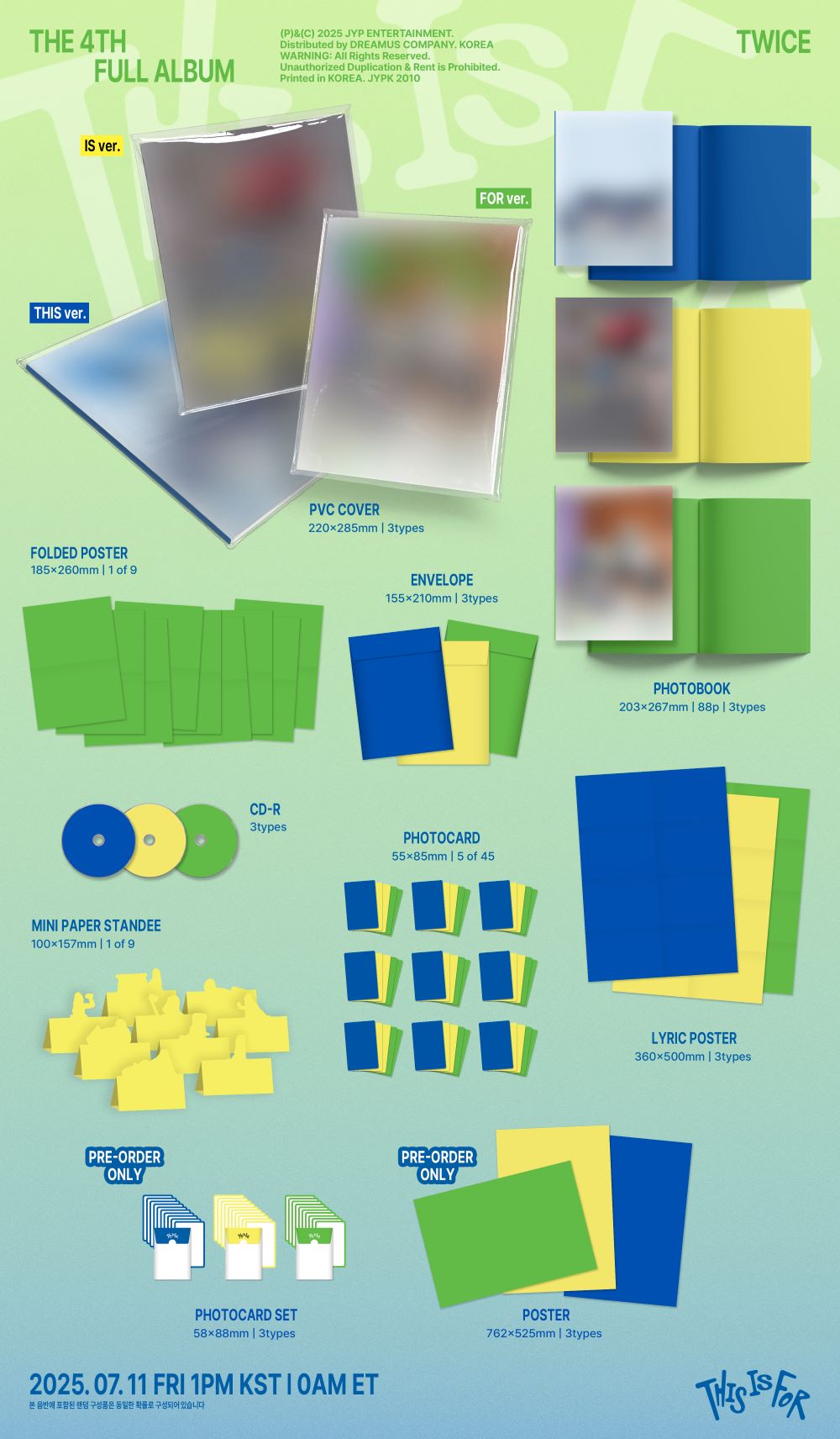 🚗TWICE - THIS IS FOR (THIS ver. / IS ver. / FOR ver.)random