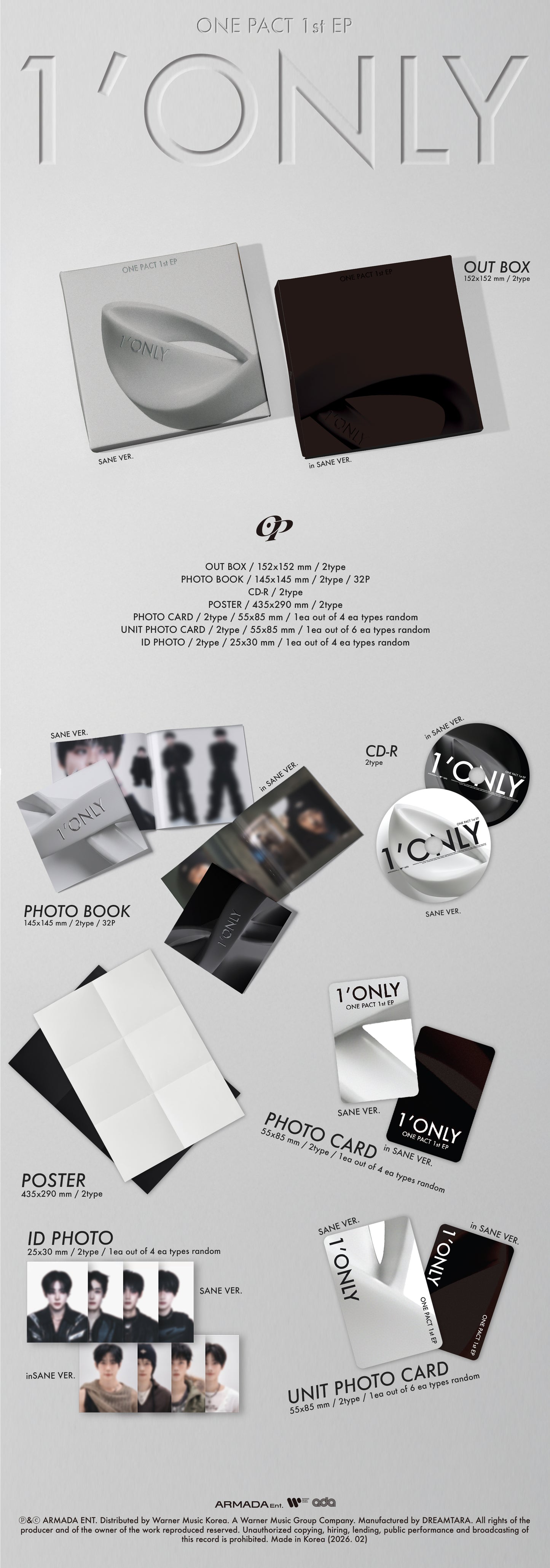 ONE PACT - [1’ONLY] (SANE VER., in SANE VER.)random