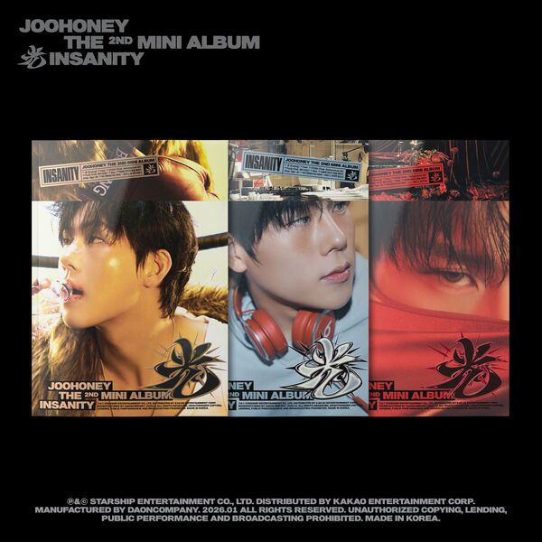 JOOHONEY - THE 2ND MINI ALBUM [INSANITY] random