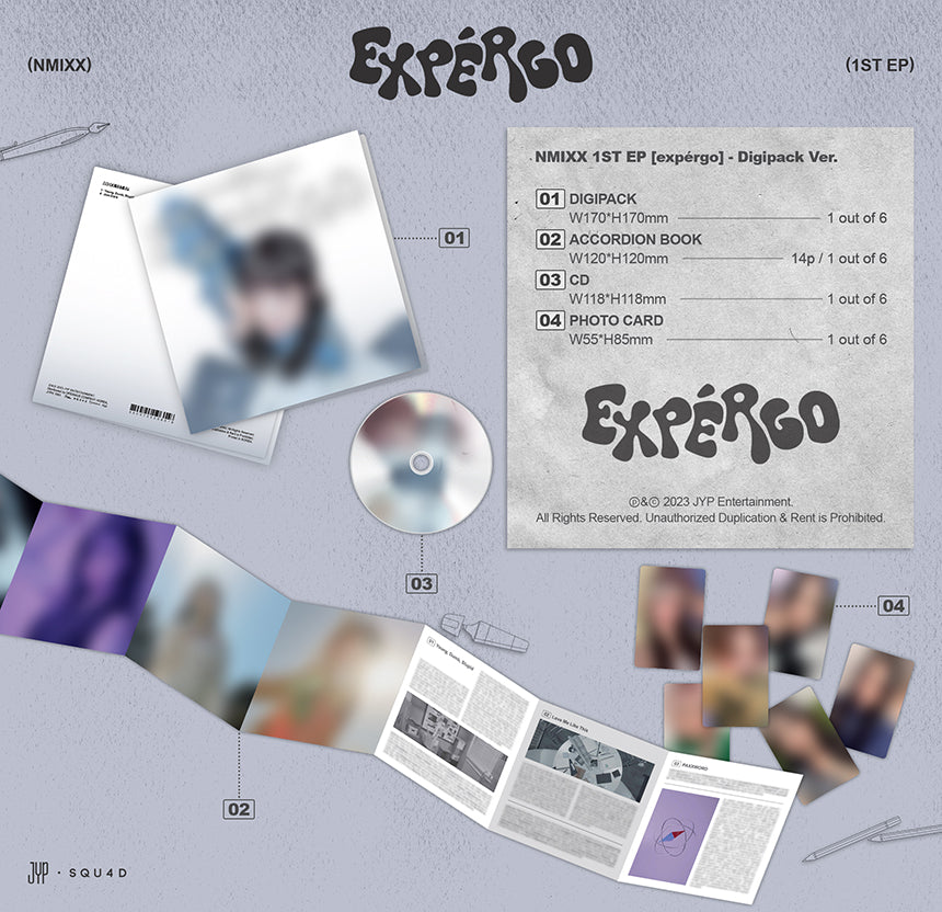 NMIXX - [expérgo] (Digipack Ver.)random