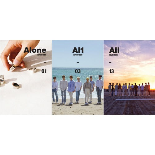 SEVENTEEN - 4th MINI ALBUM  [Al1] (Alone Ver. / Al1 Ver. / All Ver.)random