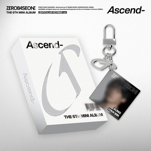 ZEROBASEONE - The 6th Mini Album [Ascend-] (LENTICULAR KEYRING Ver.)