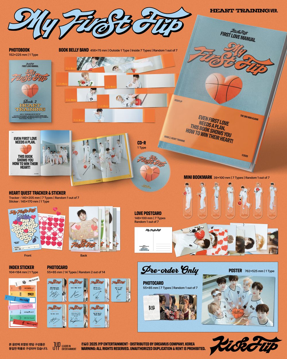 🚗KickFlip - 3RD MINI ALBUM[My First Flip] (STANDARD ver.)random