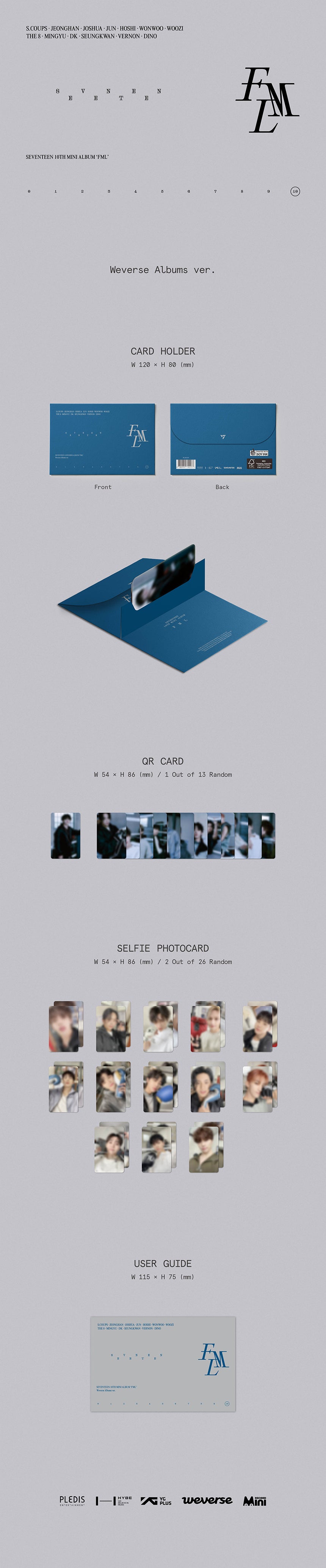 SEVENTEEN - 10th Mini Album [FML] (Weverse Albums ver.)