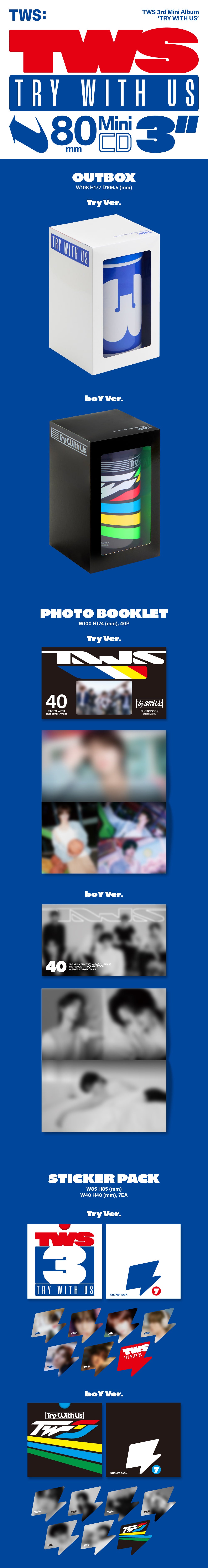 🚗TWS - 3RD MINI ALBUM [TRY WITH US]