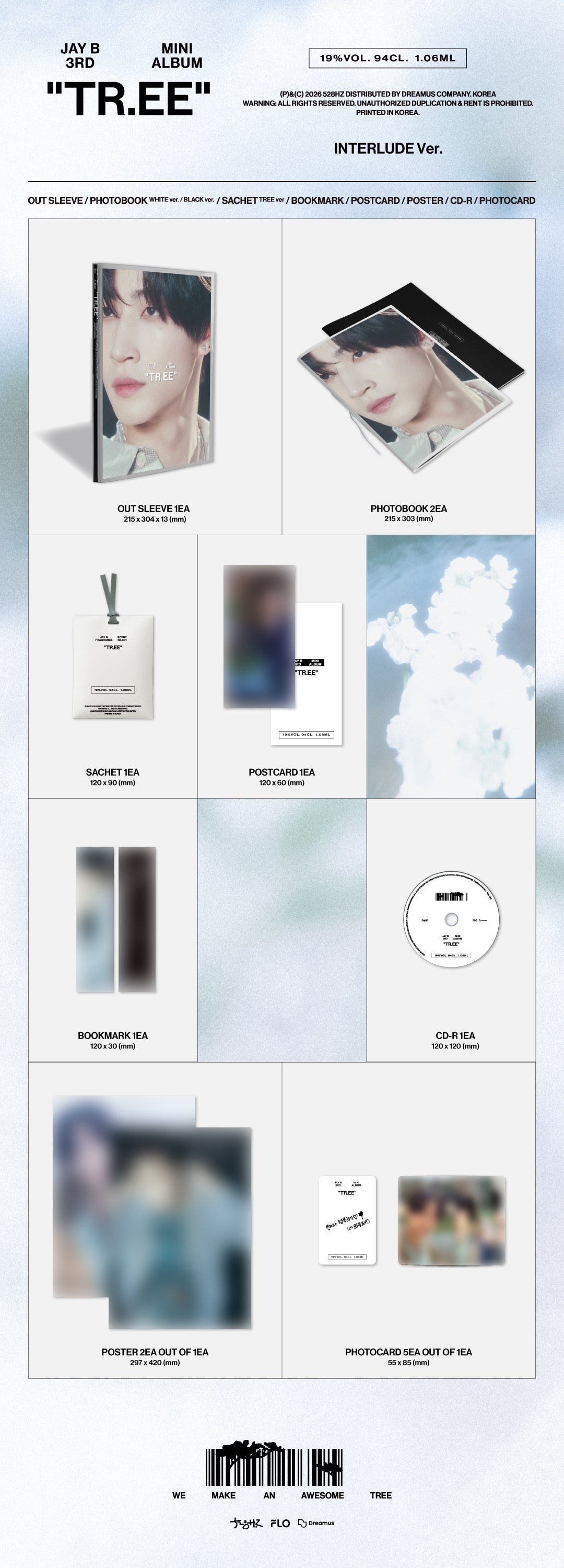 ⏰JAY B - 3RD MINI ALBUM [TR.EE](INTERLUDE Ver.)