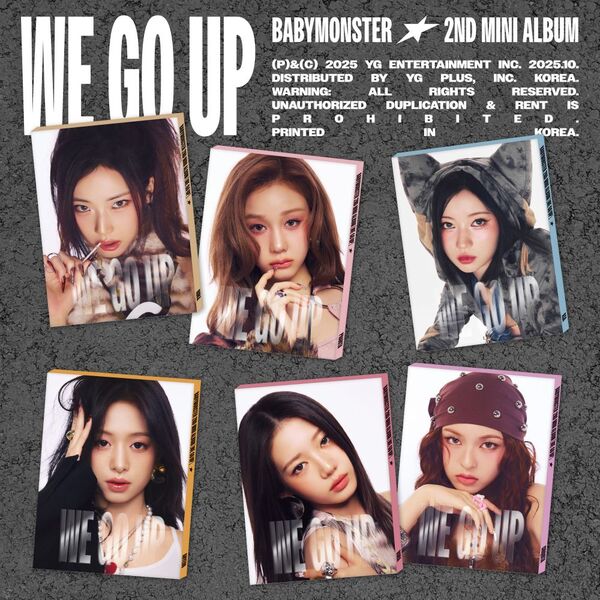 BABYMONSTER - 2nd MINI ALBUM [WE GO UP] (PATTERN Ver.)random
