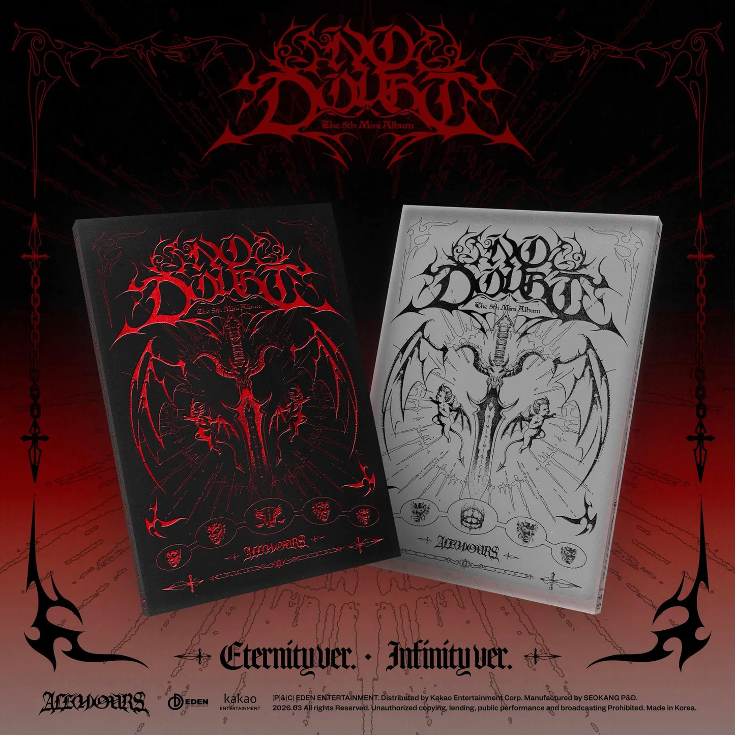 ALL(H)OURS - 5TH MINI ALBUM [NO DOUBT] (ETERNITY ver. / INFINITY ver.)random