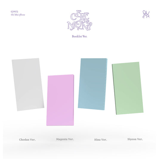 QWER - 4th Mini Ablum [CEREMONY] (Booklet Ver.)random
