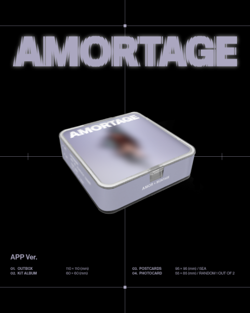 JISOO - Mini Album [AMORTAGE] (APP Ver.)