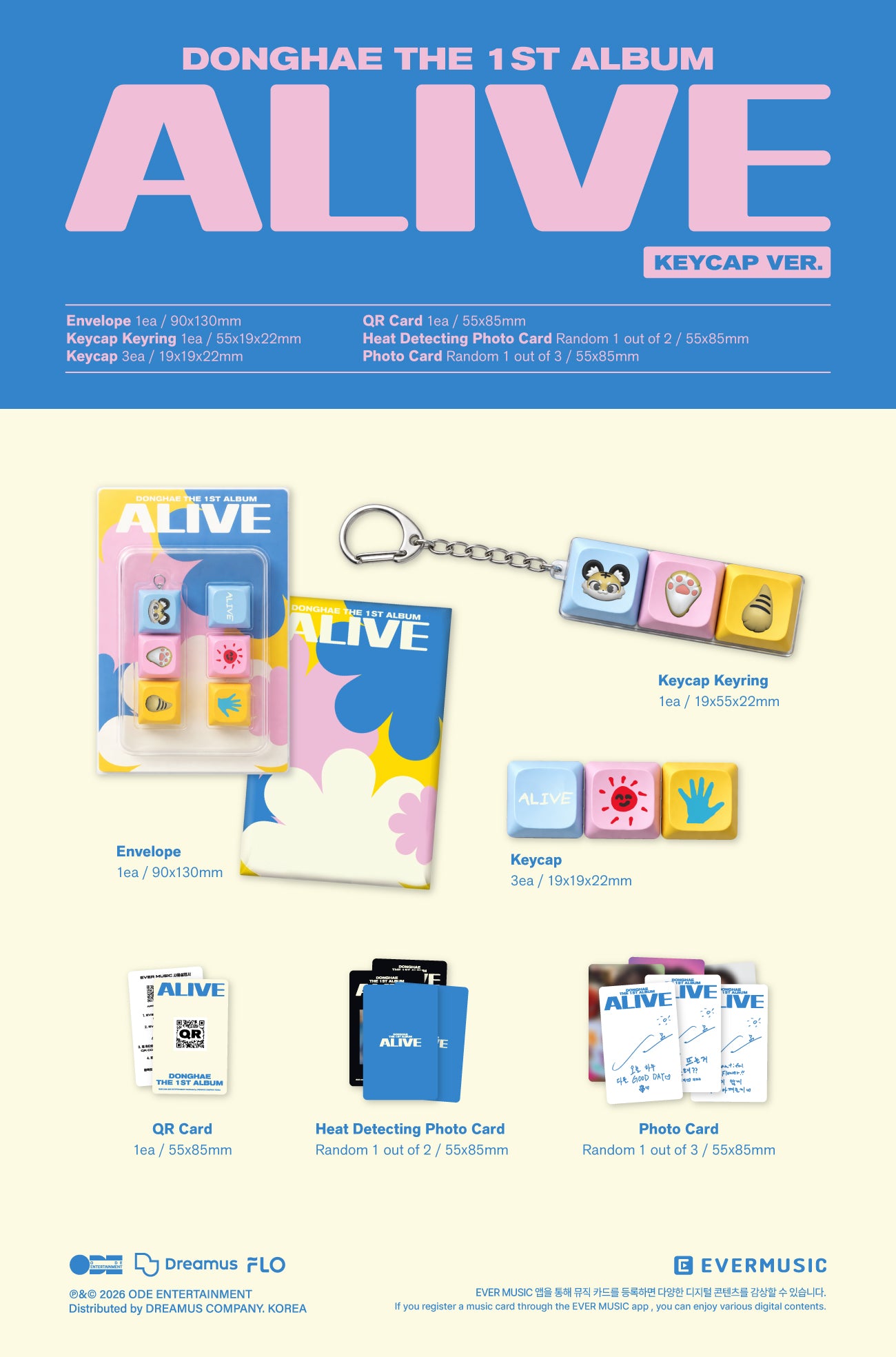 DONGHAE - 1ST FULL ALBUM [ALIVE](Keycep ver.)