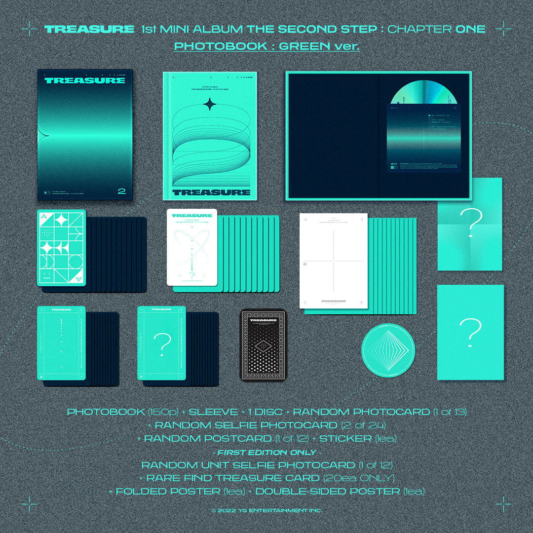 TREASURE - 1ST MINI ALBUM [THE SECOND STEP : CHAPTER ONE] (PHOTOBOOK ver.)random