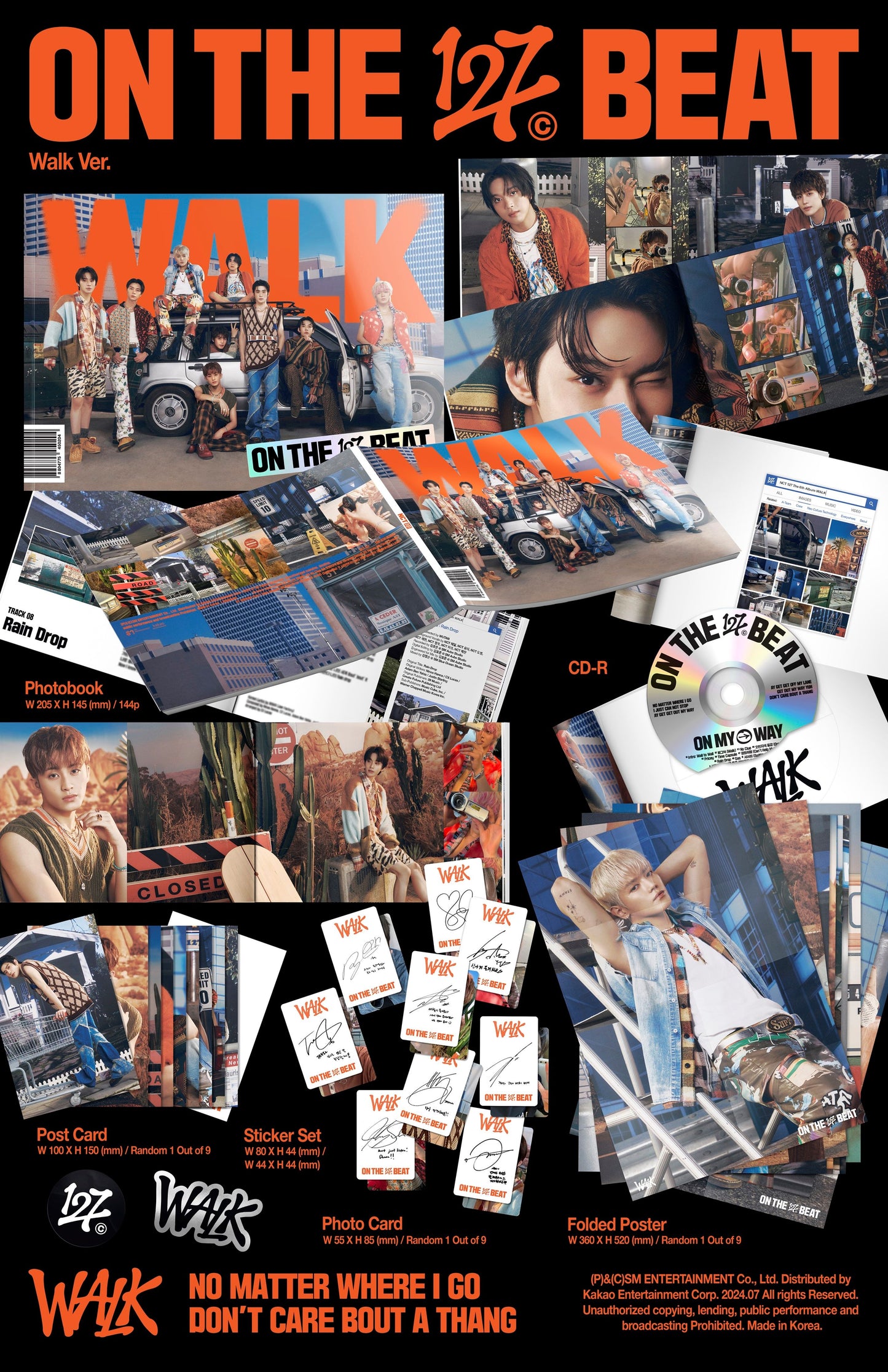 🚗NCT 127 -6TH FULL ALBUM  [WALK] (Walk Ver.)