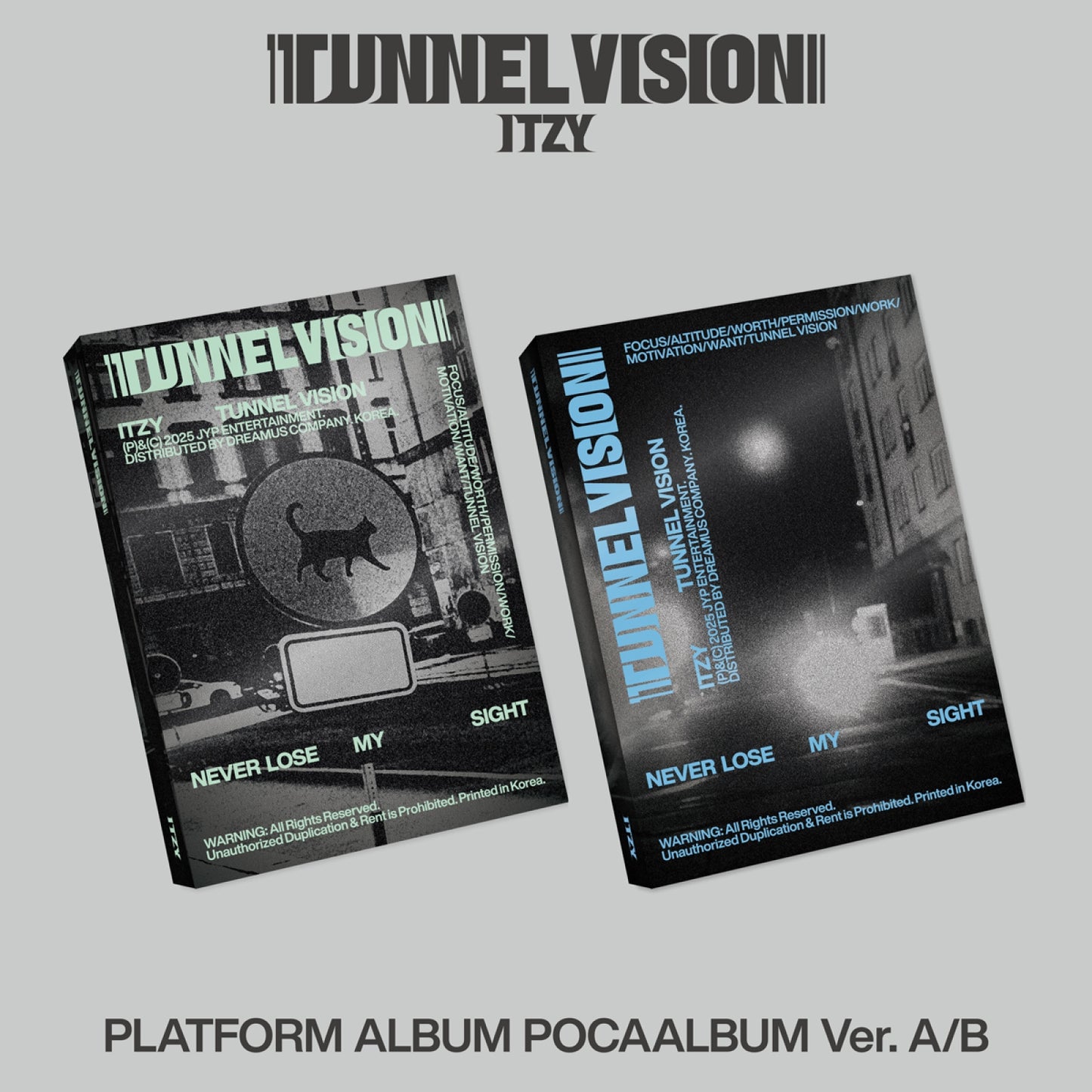 🚗ITZY - TUNNEL VISION (POCAALBUM Ver.)random