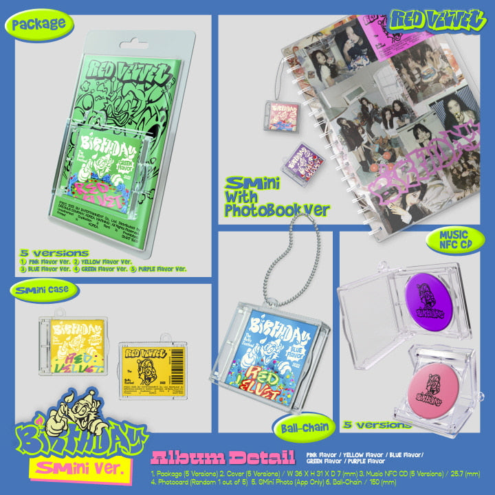 RED VELVET - [The ReVe Festival 2022 : Birthday] (SMini Ver.)random